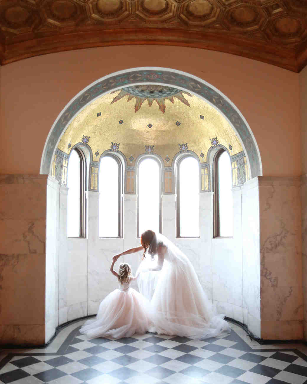 Mother Daughter Bridal Dress